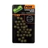 Fox - Edges Tapered Bore Beads - Trans Khaki
