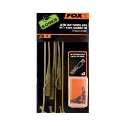 Fox - Edges Trans Khaki Tubing Leadclip Rigs - Kwik Change Kit