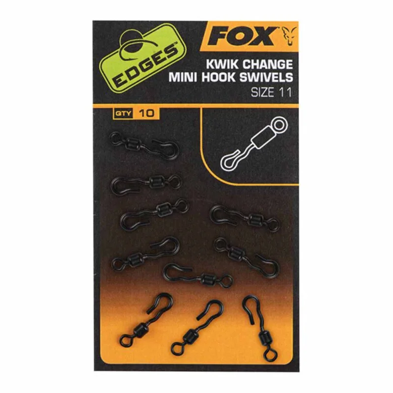 Fox - Kwik Change Mini Hook Swivel - Size 11 1 Fox - Kwik Change Mini Hook Swivel - Size 11