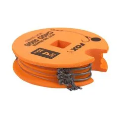 Fox - Stiff Chod Rig Standard Barbless - 25lb Size 8