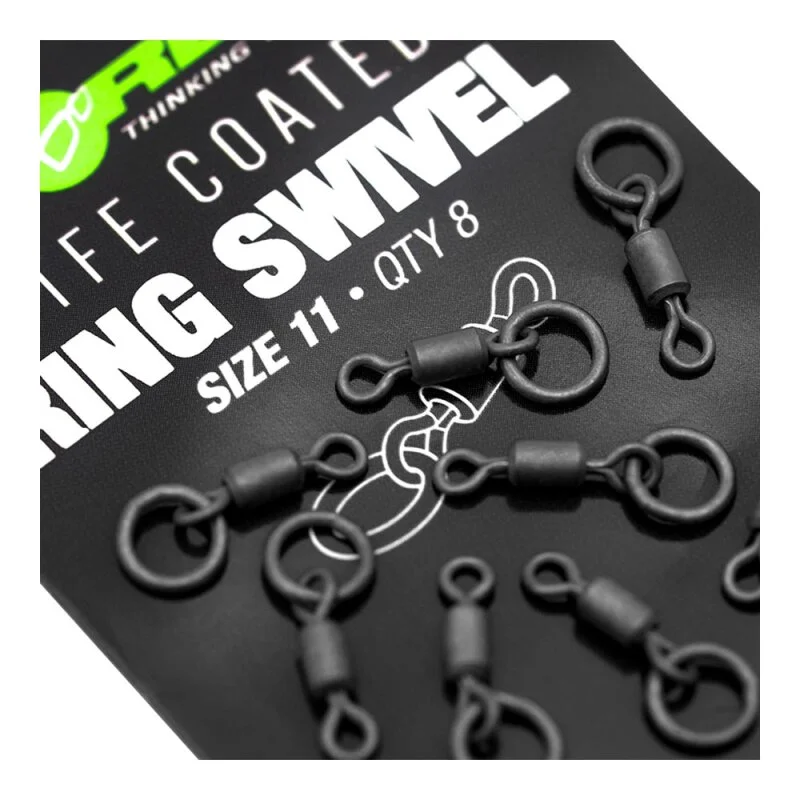 Korda - PTFE Ring Swivel - Size11 2 Korda - PTFE Ring Swivel - Size11 – Bild 2