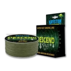 Kryston - Descend Sinking Mainline Braid Olive 1200m