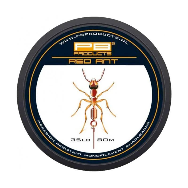 PB Products - Red Ant Snagleader - 35lb - 80m 1 PB Products - Red Ant Snagleader - 35lb - 80m